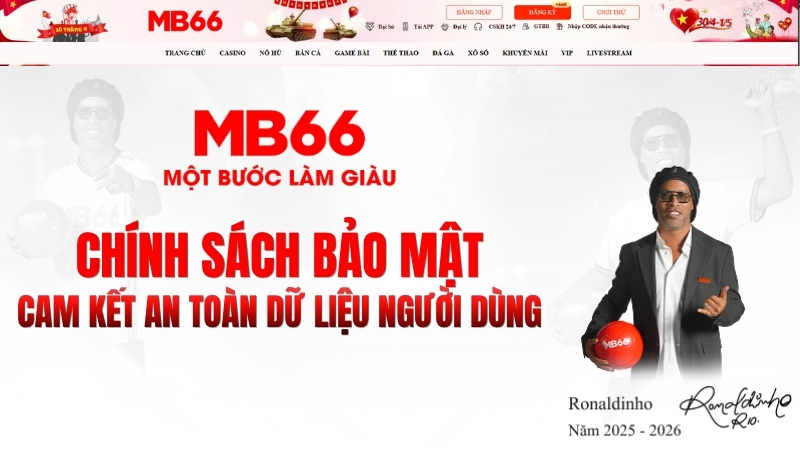 Chính Sách Bảo Mật MB66 – Bảo Vệ Dữ Liệu Người Dùng 2026