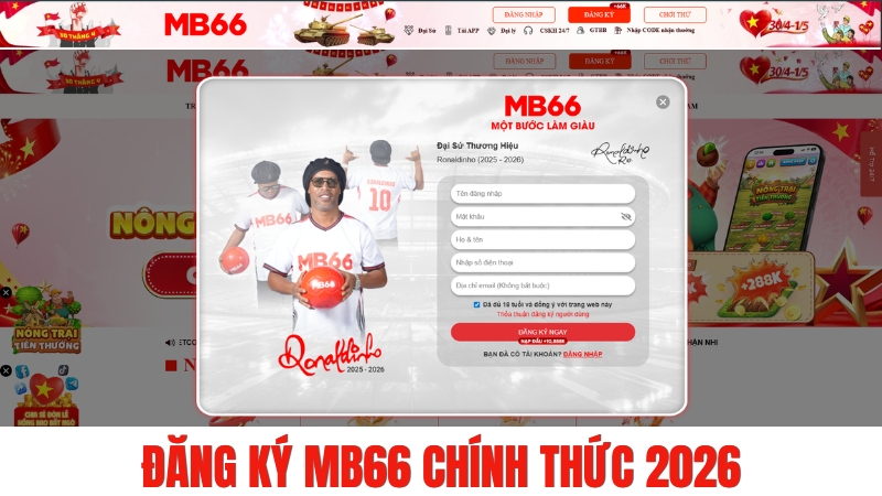 Đăng Ký MB66 Chính Thức 2026 – Tạo Tài Khoản Nhanh